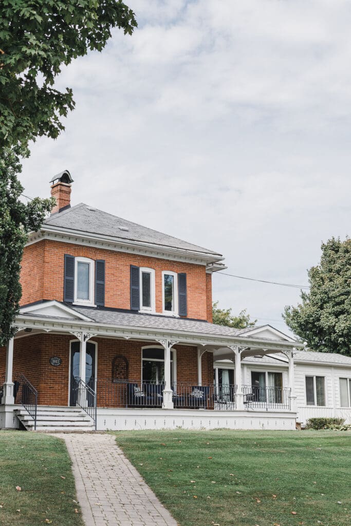 Waupoos Estates Winery guest house in Prince Edward County